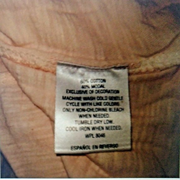 Style & Co Womens Top Size Large Multicolor Embroidered Scoop Neck - Picture 5 of 6